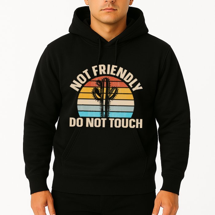 Not Friendly Do Not Touch Hoodie