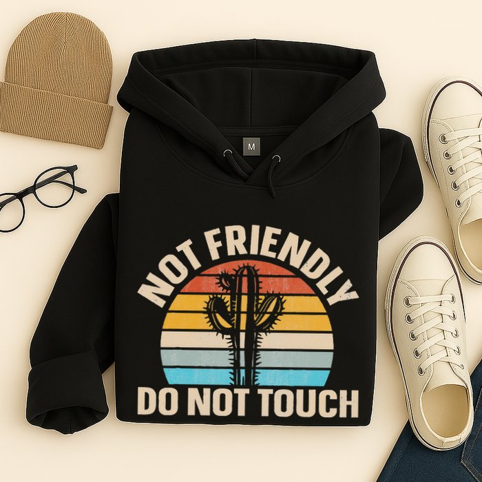 Not Friendly Do Not Touch Hoodie
