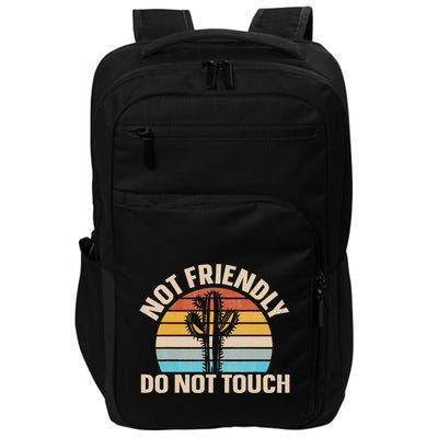 Not Friendly Do Not Touch Impact Tech Backpack