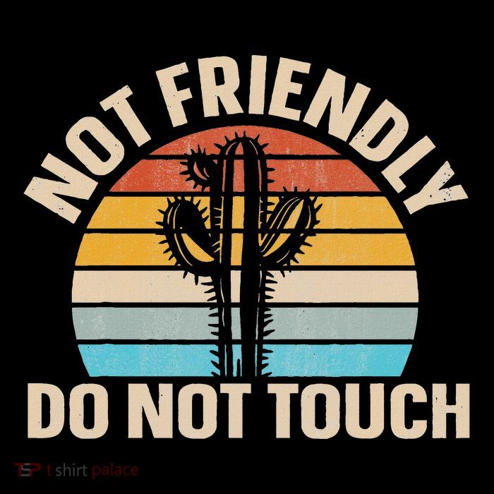 Not Friendly Do Not Touch Bag