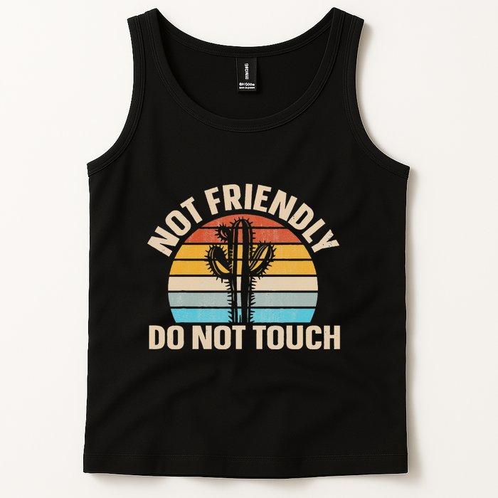 Not Friendly Do Not Touch Tank Top