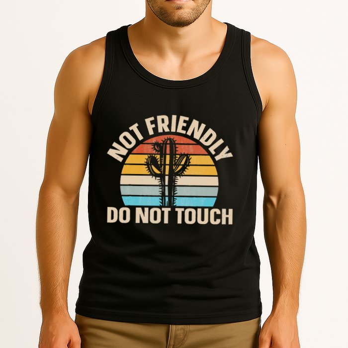 Not Friendly Do Not Touch Tank Top