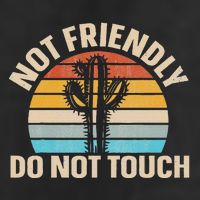 Not Friendly Do Not Touch Microfiber Hand Towel