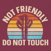 Not Friendly Do Not Touch 16oz Travel Tumbler