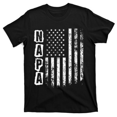 Napa FatherS Day American Flag 4th Of July T-Shirt