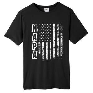 Napa FatherS Day American Flag 4th Of July Tall Fusion ChromaSoft Performance T-Shirt