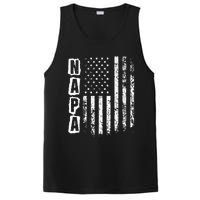 Napa FatherS Day American Flag 4th Of July PosiCharge Competitor Tank