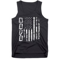 Napa FatherS Day American Flag 4th Of July Tank Top