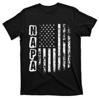 Napa FatherS Day American Flag 4th Of July T-Shirt