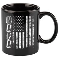 Napa FatherS Day American Flag 4th Of July 11oz C Handle Ceramic Mug