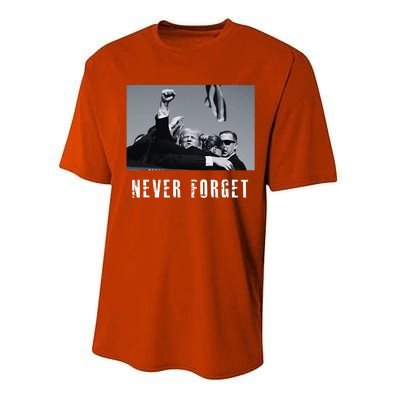 Never Foget Donald Trump Pennsylvania Rally Performance Sprint T-Shirt