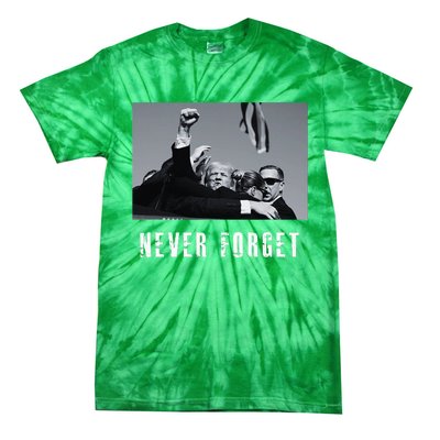 Never Foget Donald Trump Pennsylvania Rally Tie-Dye T-Shirt