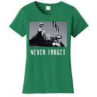 Never Foget Donald Trump Pennsylvania Rally Women's T-Shirt