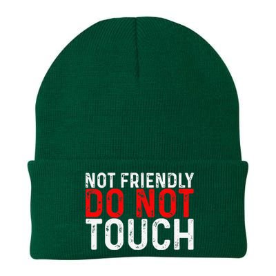 Not Friendly Do Not Touch Knit Cap Winter Beanie