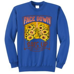 Nurse Face Down Sats Up Lungs Floral Health Care Worker Life Gift Sweatshirt