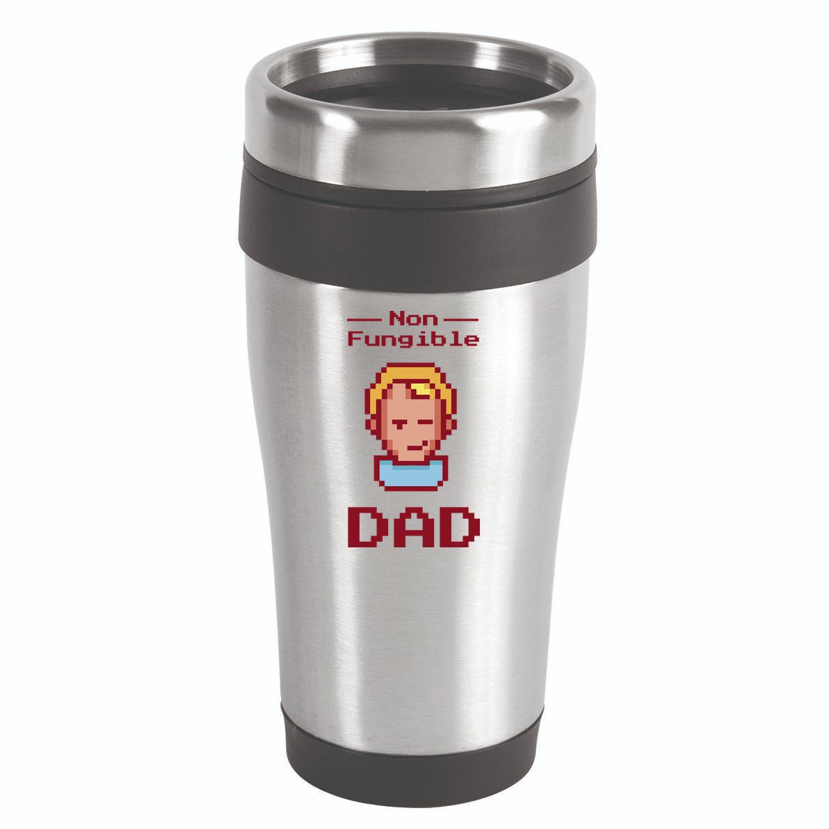 Non Fungible Dad NFT 16oz Travel Tumbler