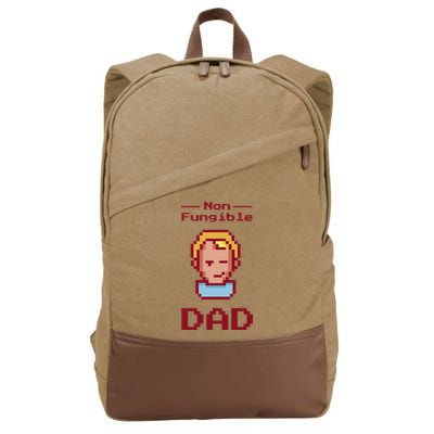 Non Fungible Dad NFT Cotton Canvas Backpack