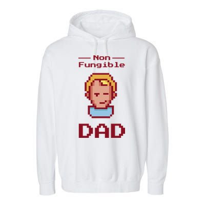 Non Fungible Dad NFT Garment-Dyed Fleece Hoodie