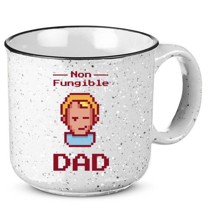 Non Fungible Dad NFT 15oz Campfire Ceramic Mug