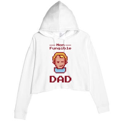Non Fungible Dad NFT Crop Fleece Hoodie