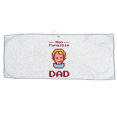 Non Fungible Dad NFT Large Microfiber Waffle Golf Towel