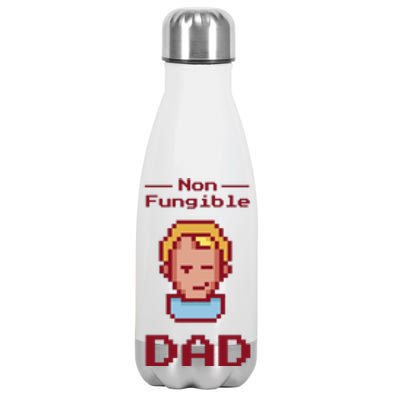 Non Fungible Dad NFT Stainless Steel Insulated Water Bottle