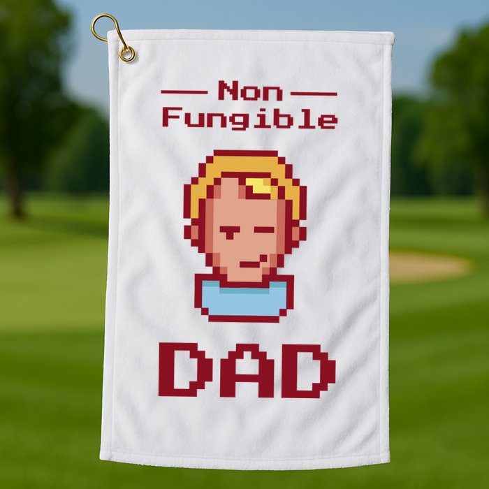 Non Fungible Dad NFT Golf Towel