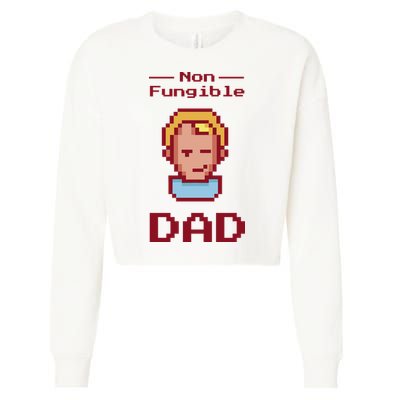 Non Fungible Dad NFT Cropped Pullover Crew