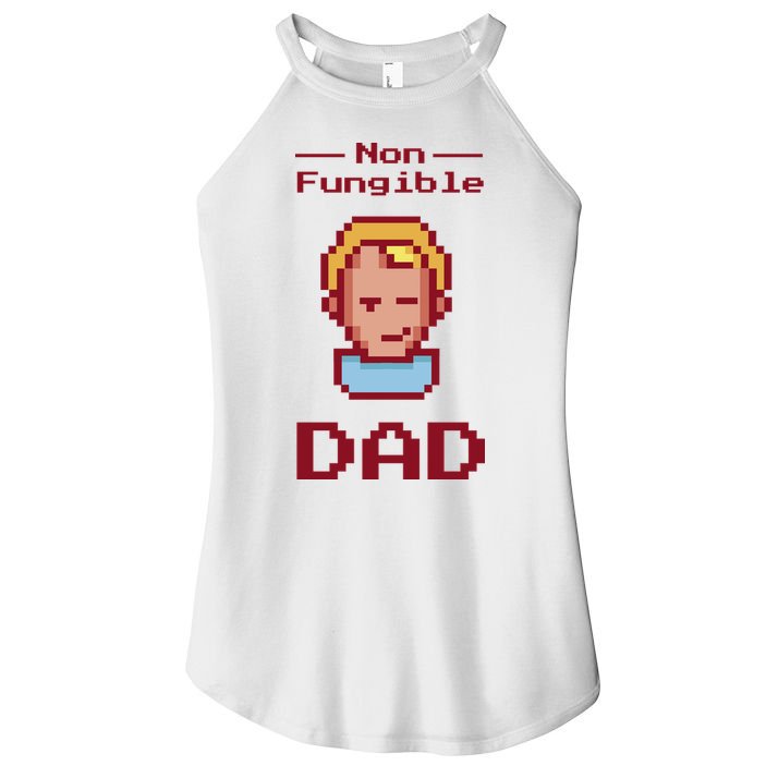 Non Fungible Dad NFT Women's Perfect Tri Rocker Tank