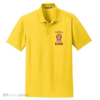 Non Fungible Dad NFT Dry Zone Grid Polo