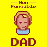 Non Fungible Dad NFT Women's V-Neck T-Shirt