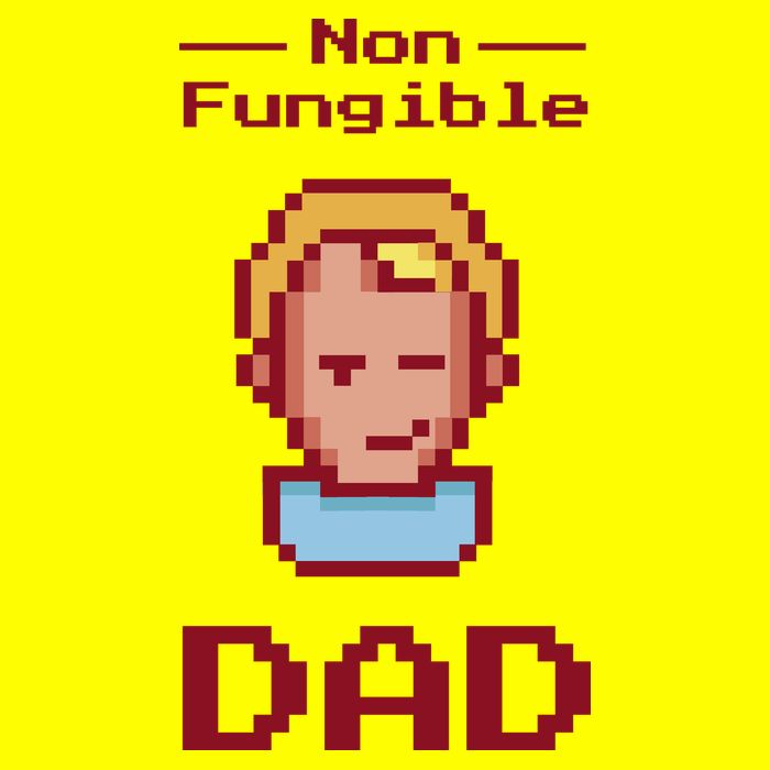 Non Fungible Dad NFT Women's V-Neck T-Shirt