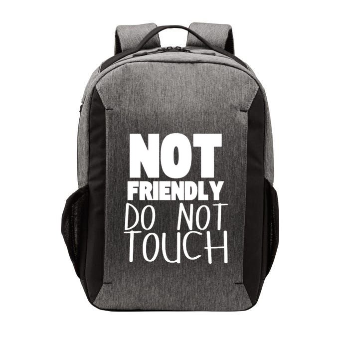 Not Friendly Do Not Touch Vector Backpack
