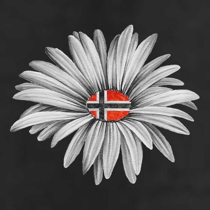 Norwegian Flag Daisy Trendy For Summer Cruise Norway Travel Hat