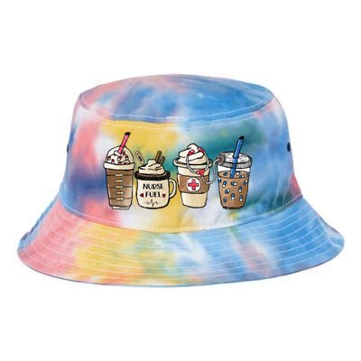 Nurse Fuel Er Pediatric Nicu Cna Nurse Needs Coffee Caffeine Gift Tie Dye Newport Bucket Hat