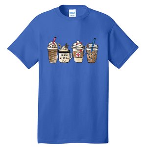 Nurse Fuel Er Pediatric Nicu Cna Nurse Needs Coffee Caffeine Gift Tall T-Shirt