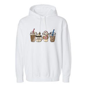 Nurse Fuel Er Pediatric Nicu Cna Nurse Needs Coffee Caffeine Gift Garment-Dyed Fleece Hoodie