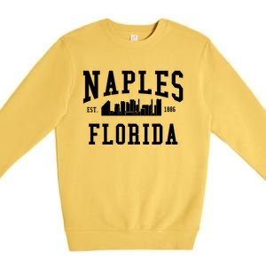 Naples Florida Est 1886 Premium Crewneck Sweatshirt