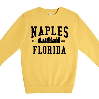 Naples Florida Est 1886 Premium Crewneck Sweatshirt