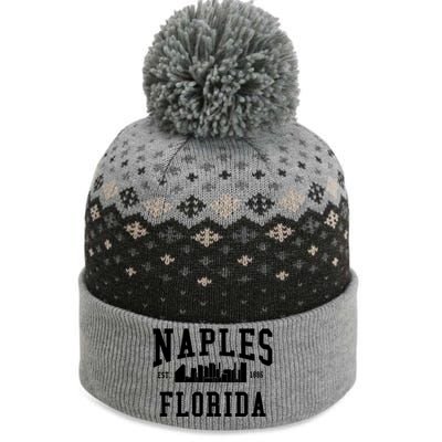 Naples Florida Est 1886 The Baniff Cuffed Pom Beanie