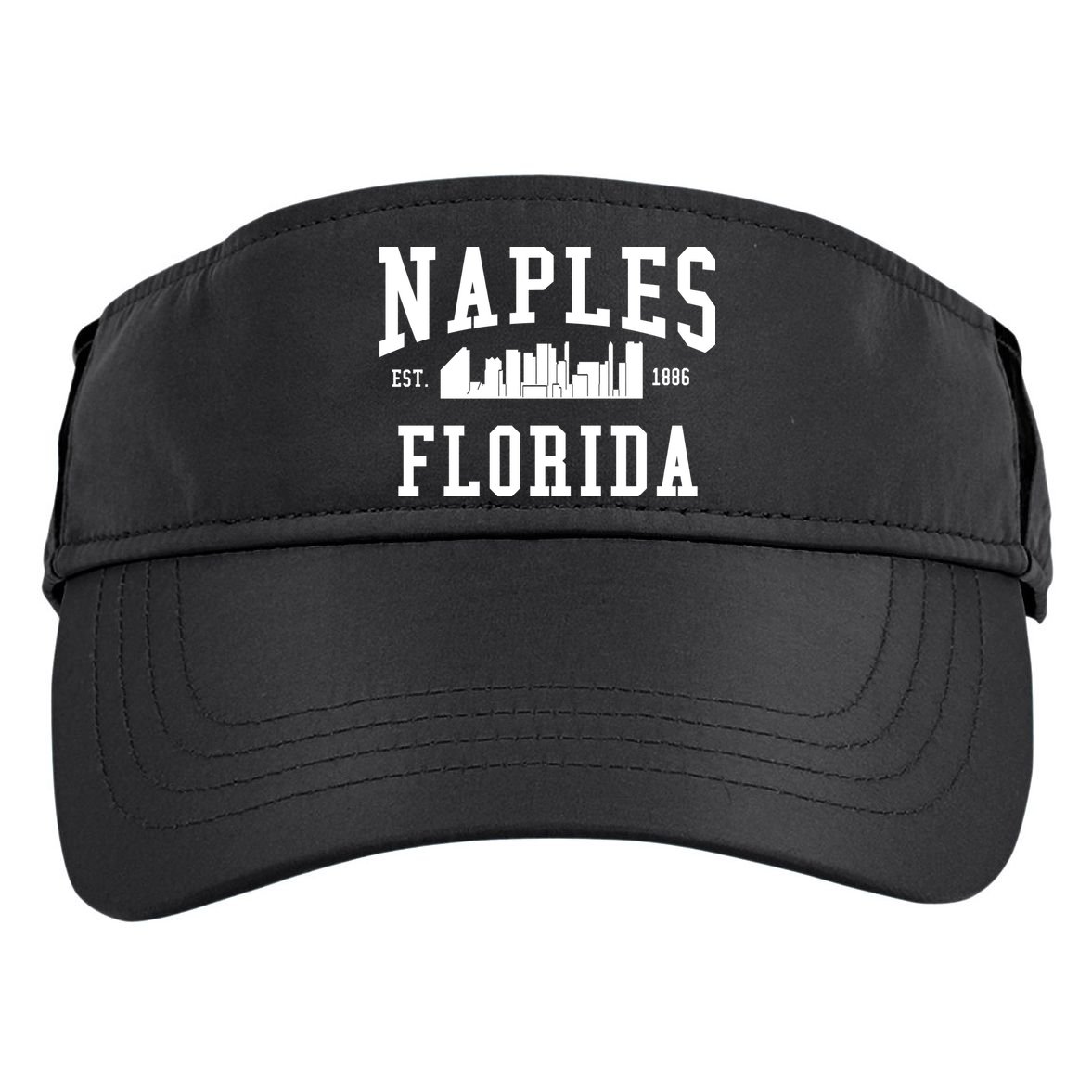 Naples Florida Est 1886 Adult Drive Performance Visor