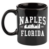 Naples Florida Est 1886 11oz C Handle Ceramic Mug