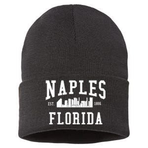 Naples Florida Est 1886 Sustainable Knit Beanie