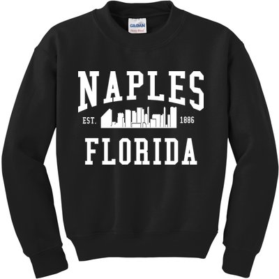 Naples Florida Est 1886 Kids Sweatshirt
