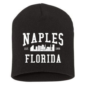 Naples Florida Est 1886 Short Acrylic Beanie