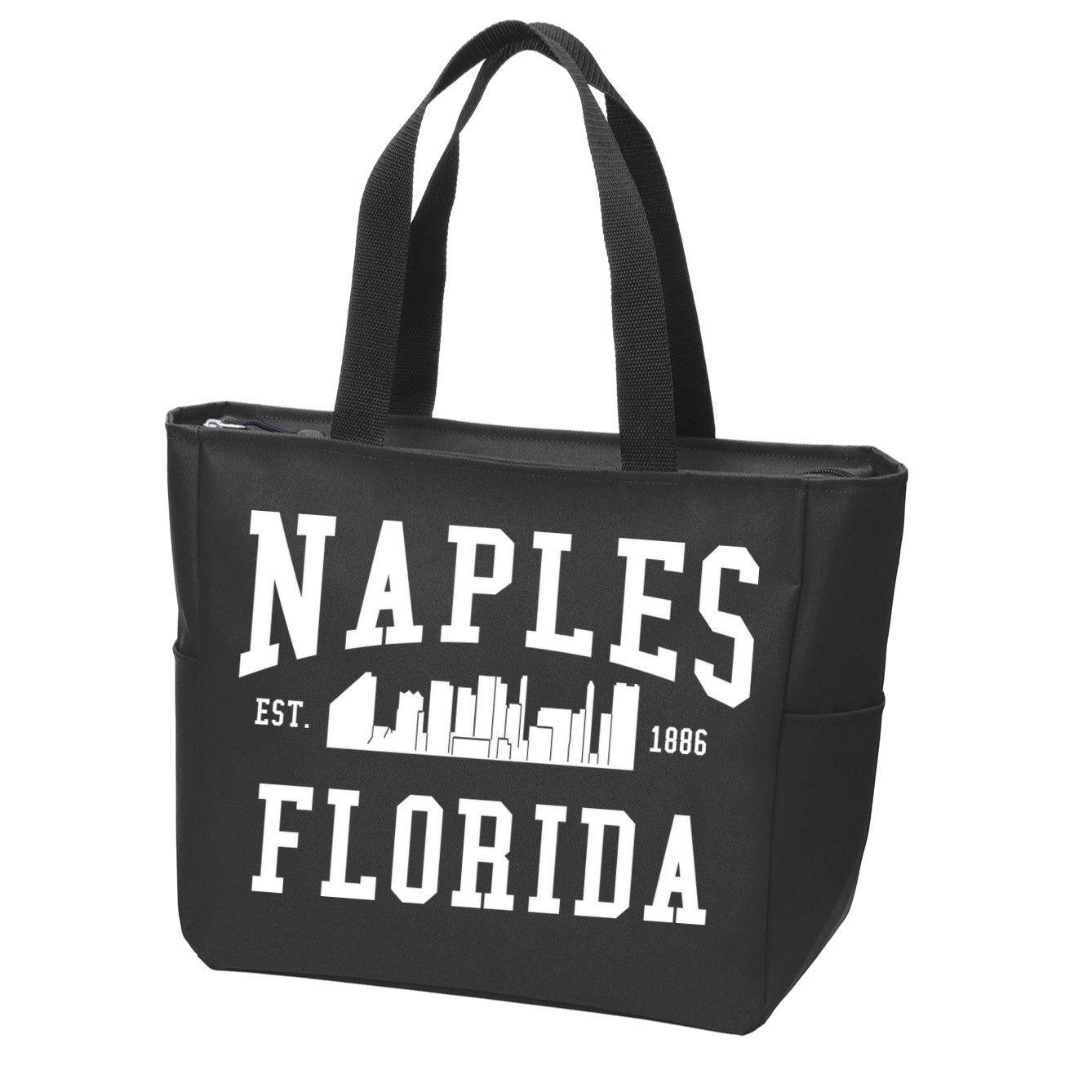 Naples Florida Est 1886 Zip Tote Bag
