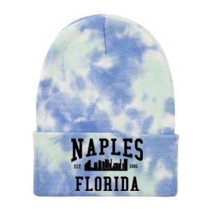 Naples Florida Est 1886 Tie Dye 12in Knit Beanie