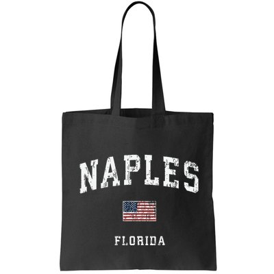 Naples Florida Fl Vintage American Flag Sports Design Bag