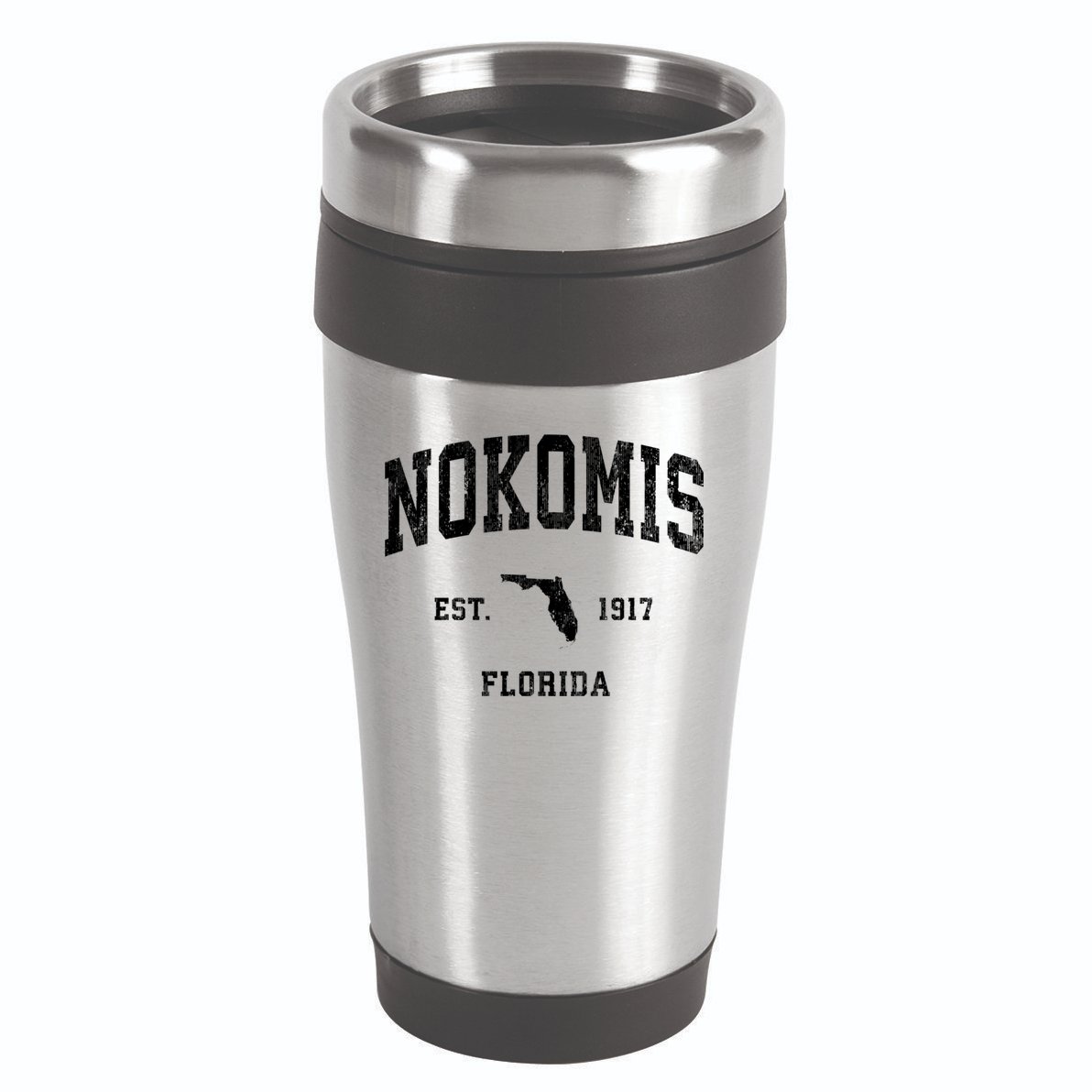 Nokomis Florida Fl Vintage Established Athletic Sports Design 16oz Travel Tumbler