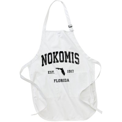 Nokomis Florida Fl Vintage Established Athletic Sports Design Apron